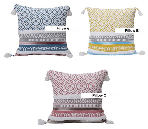 Modern Decorative Pillow for Interior Design, Contemporary Decorative Pillow Covers, Geometric Modern Sofa Pillows for Bedroom, Square Pillows for Couch-Grace Painting Crafts
