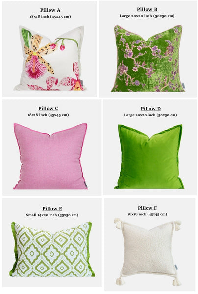Unique Decorative Pillow Arrangement Ideas for Couch, Modern Decorative Cushion Covers, Decorative Pillows for Living Room, Large Decorative Pillows for Interior Design-Grace Painting Crafts