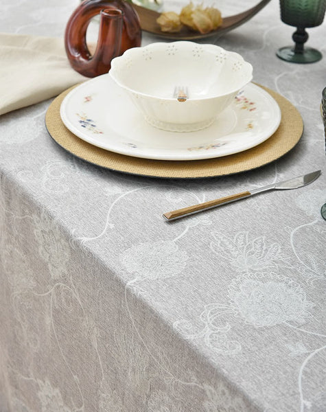 Rustic Table Covers for Kitchen, Country Farmhouse Tablecloth, Square Tablecloth for Round Table, Large Rectangle Tablecloth for Dining Room Table-Grace Painting Crafts
