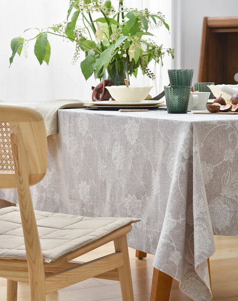 Rustic Table Covers for Kitchen, Country Farmhouse Tablecloth, Square Tablecloth for Round Table, Large Rectangle Tablecloth for Dining Room Table-Grace Painting Crafts