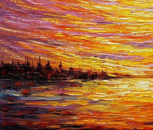 Landscape Painting, Large Wall Art, Canvas Art, Abstract Art, Original Artwork, Custom Canvas Painting, Modern Art, Oil Painting 220-Grace Painting Crafts