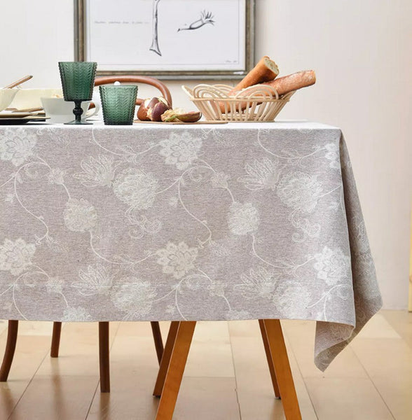 Rustic Table Covers for Kitchen, Country Farmhouse Tablecloth, Square Tablecloth for Round Table, Large Rectangle Tablecloth for Dining Room Table-Grace Painting Crafts