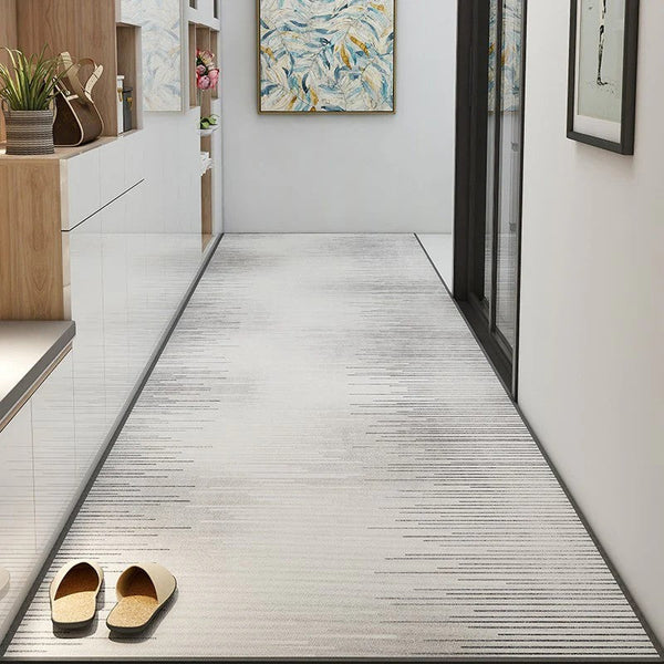 Long Hallway Runners, Non Slip Entryway Runner Rug Ideas, Geometric Modern Long Hallway Runners, Contepmorary Runner Rugs, Extra Long Narrow Runner Rugs-Grace Painting Crafts