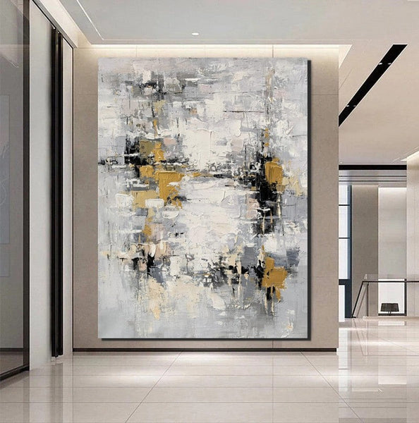 Contemporary Wall Art Paintings, Acrylic Paintings for Living Room, Simple Modern Art, Abstract Acrylic Painting, Buy Paintings Online-Grace Painting Crafts