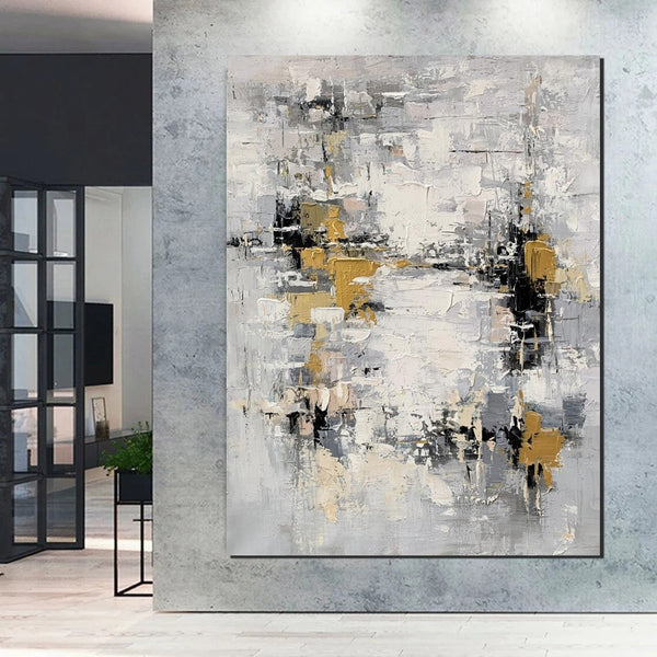 Contemporary Wall Art Paintings, Acrylic Paintings for Living Room, Simple Modern Art, Abstract Acrylic Painting, Buy Paintings Online-Grace Painting Crafts