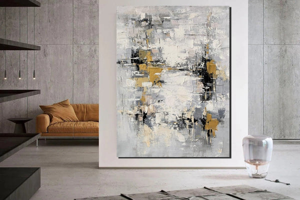 Contemporary Wall Art Paintings, Acrylic Paintings for Living Room, Simple Modern Art, Abstract Acrylic Painting, Buy Paintings Online-Grace Painting Crafts