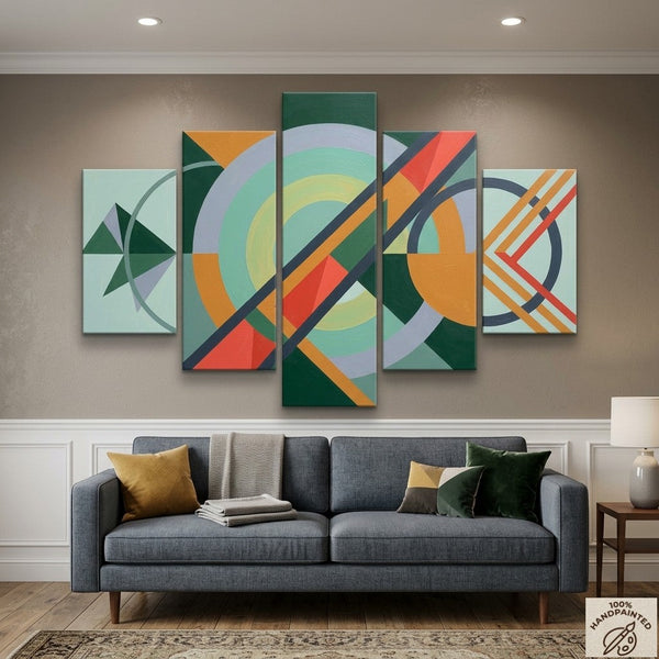Large Modern Canvas Art, Modern Wall Art Paintings for Living Room, Original Abstract Paintings-Grace Painting Crafts