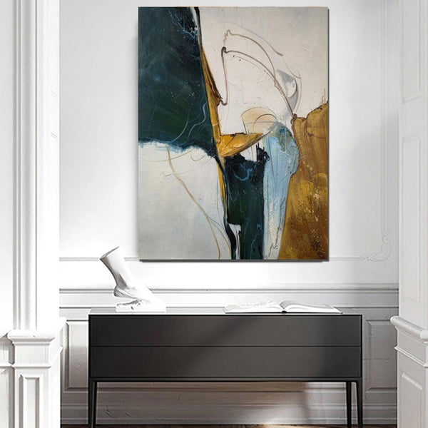 Large Abstract Paintings on Canvas, Hand Painted Canvas Art, Acrylic Paintings for Living Room, Large Painting for Sale-Grace Painting Crafts