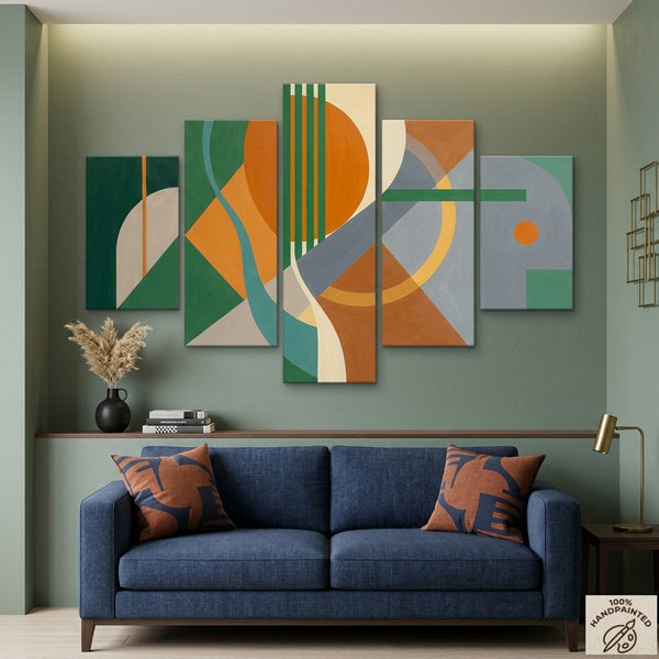 Dining Room Modern Wall Art Paintings, Original Abstract Paintings, Large Modern Canvas Artwork-Grace Painting Crafts