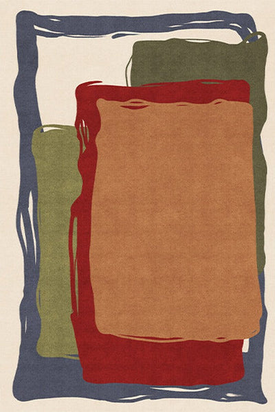 Modern Living Room Rug Ideas, Geometric Carpets for Bedroom, Simple Modern Floor Rugs, Colorful Abstract Modern Rugs, Contemporary Area Rugs