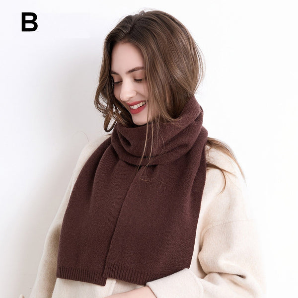 Small Soft Scarf for Women, Casual Scarf for Women, Modern Wool Scarf for Women, Cold Weather Scarves-Grace Painting Crafts