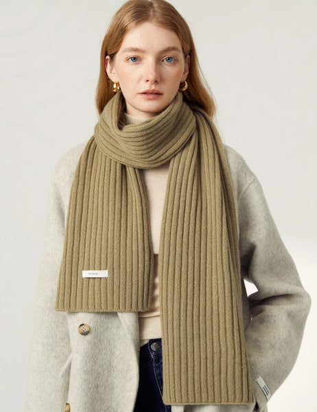 Casual Scarf for Women, Winter Wool Scarf, Unique Birthday Gift for Girl, Modern Wool Scarf for Women, Cold Weather Scarves, Soft Wool Scarf for Women-Grace Painting Crafts