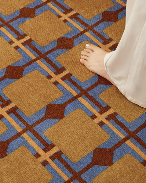 Modern Rugs under Coffee Table, Abstract Contemporary Round Rugs, Modern Rugs for Dining Room, Geometric Modern Rugs for Bedroom