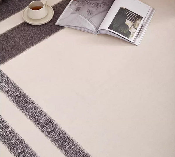 Geometric Contemporary Modern Rugs Next to Bed, Modern Carpets for Office, Abstract Area Rugs for Living Room, Modern Soft Rugs under Dining Room Table-Grace Painting Crafts
