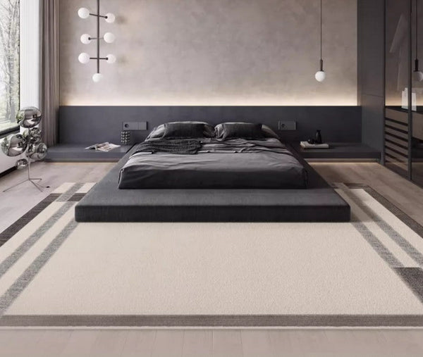 Geometric Contemporary Modern Rugs Next to Bed, Modern Carpets for Office, Abstract Area Rugs for Living Room, Modern Soft Rugs under Dining Room Table-Grace Painting Crafts