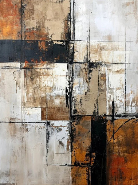 Large Abstract Paintings, Contemporary Acrylic Wall Art Ideas, Modern Canvas Painting, Large Paintings for Living Room, Simple Modern Art-Grace Painting Crafts