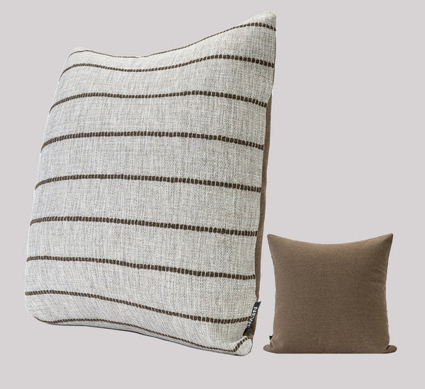 Contemporary Throw Pillow for Interior Design, Large Abstract Decorative Throw Pillows, Geometric Square Modern Throw Pillows for Couch-Grace Painting Crafts