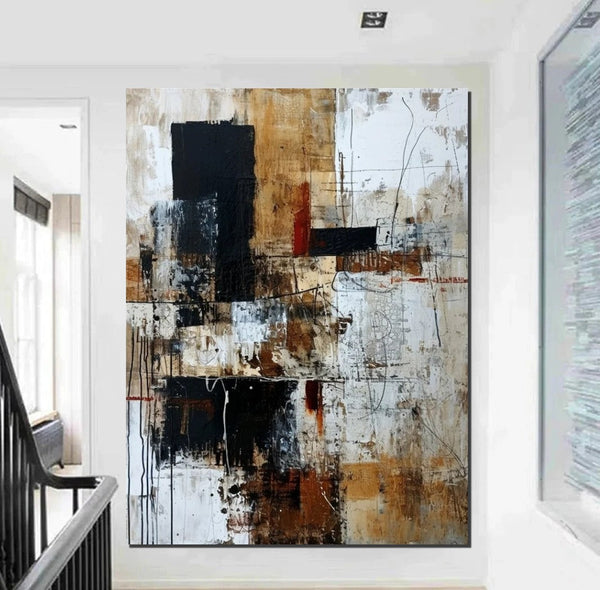 Canvas Painting for Living Room, Simple Modern Art, Large Paintings for Sale, Extra Large Wall Art Painting, Modern Contemporary Abstract Artwork-Grace Painting Crafts