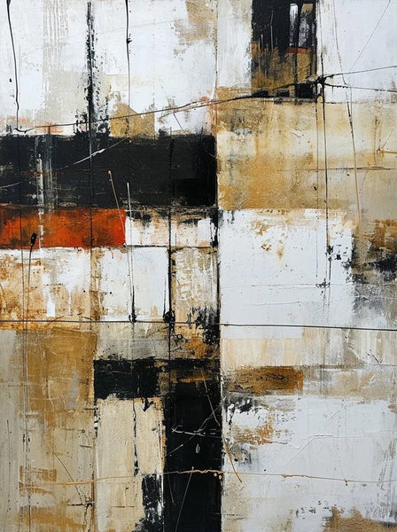 Contemporary Wall Painting, Acrylic Painting for Dining Room, Living Room Wall Painting, Modern Artwork, Large Canvas Painting-Grace Painting Crafts