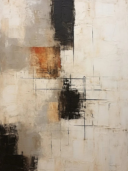 Hand Painted Wall Art Paintings, Modern Abstract Art for Dining Room, Extra Large Paintings for Living Room, Abstract Acrylic Painting-Grace Painting Crafts