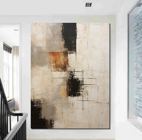 Hand Painted Wall Art Paintings, Modern Abstract Art for Dining Room, Extra Large Paintings for Living Room, Abstract Acrylic Painting-Grace Painting Crafts