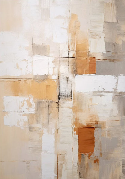Simple Wall Art Ideas, Modern Abstract Painting, Buy Art Online, Large Acrylic Canvas Paintings, Dining Room Abstract Paintings-Grace Painting Crafts