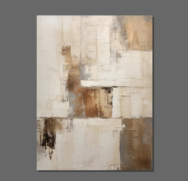 Modern Abstract Art for Dining Room, Extra Large Paintings for Living Room, Hand Painted Wall Art Paintings, Abstract Acrylic Painting-Grace Painting Crafts