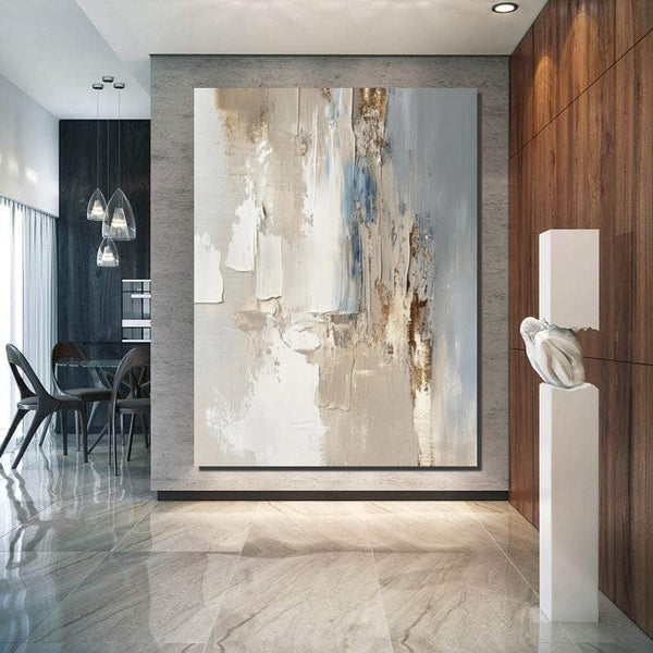 Large Abstract Paintings for Bedroom, Simple Modern Wall Art Ideas, Abstract Painting Ideas for Living Room, Hand Painted Acrylic Painting-Grace Painting Crafts