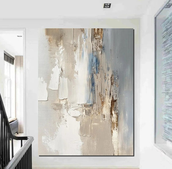 Large Abstract Paintings for Bedroom, Simple Modern Wall Art Ideas, Abstract Painting Ideas for Living Room, Hand Painted Acrylic Painting-Grace Painting Crafts