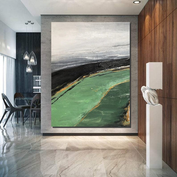 Abstract Painting Ideas for Living Room, Hand Painted Acrylic Painting, Large Abstract Paintings for Bedroom, Simple Modern Wall Art Ideas-Grace Painting Crafts