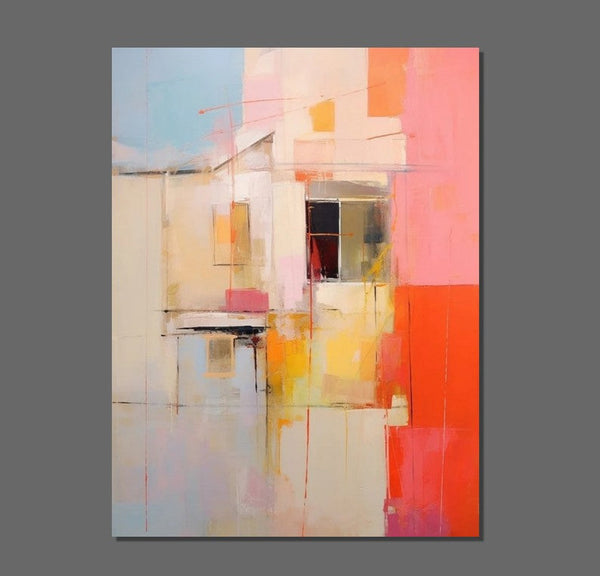 Acrylic Abstract Art, Modern Abstract Acrylic Painting, Living Room Wall Painting, Extra Large Paintings, Large Paintings for Living Room-Grace Painting Crafts