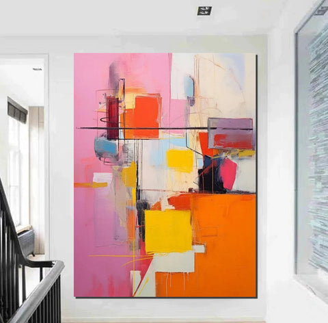 Extra Large Wall Art Painting, Hand Painted Acrylic Painting, Modern Contemporary Abstract Artwork, Acrylic Painting for Living Room, Buy Paintings Online-Grace Painting Crafts