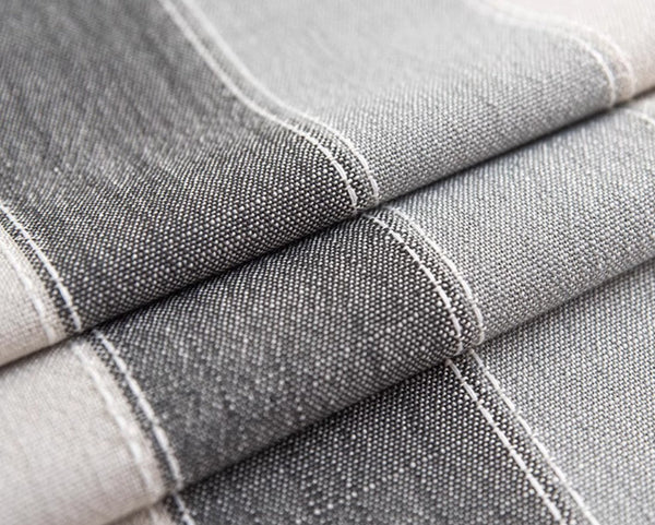 Rectangular Table Covers for Coffee Table, Modern Table Cloths for Dining Room, Gray Stripe Rectangular Tablecloth for Oval Table, Cotton and Linen Tablecloths-Grace Painting Crafts