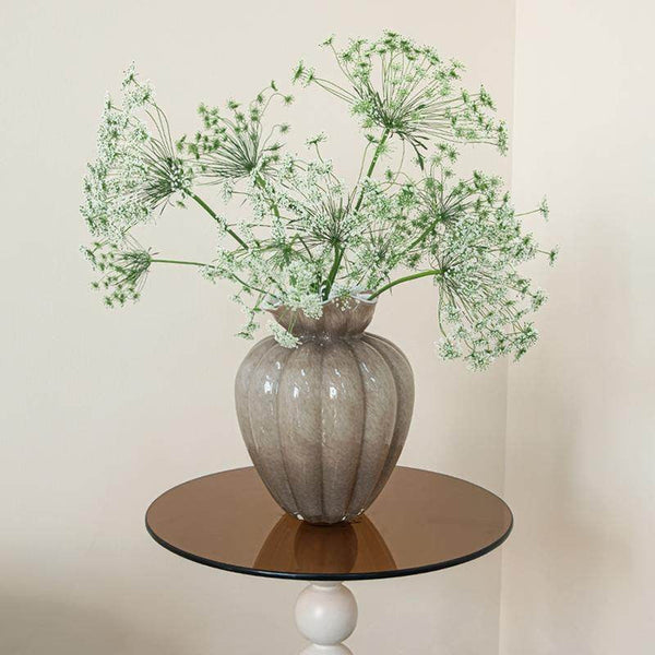 Handmade Liuli Vases, Color Glaze Vase, Contemporary Vases for Modern Home Decor, Glass Bud Vases, Centerpiece Vases on Table-Grace Painting Crafts