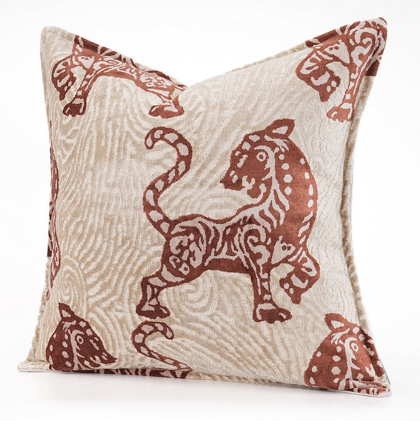 Large Modern Sofa Pillow Cases, Abstract Tiger Pattern Decorative Throw Pillows for Living Room, Decorative Pillow Covers, Modern Pillows for Couch-Grace Painting Crafts