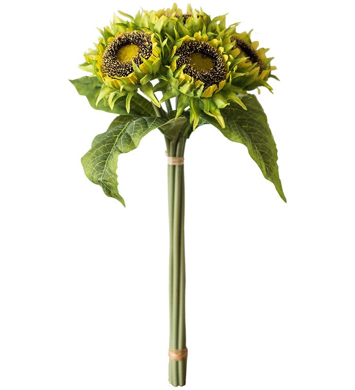 Unique Flower Arrangement for Home Decoration, A Bunch of Sunflowers, Bedroom Flower Arrangement Ideas, Beautiful Artificial Flowers for Living Room-Grace Painting Crafts