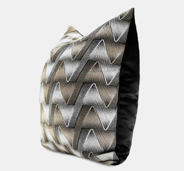 Large Square Decorative Throw Pillows for Couch, Geometric Modern Sofa Pillows, Large Decorative Throw Pillows, Geometric Sofa Pillows for Interior Design-Grace Painting Crafts