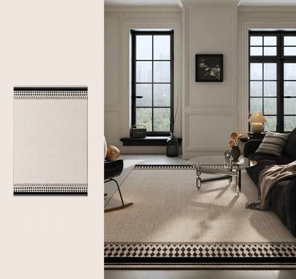 Modern Area Rugs under Sofa, Abstract Contemporary Rugs for Bedroom, Large Modern Rugs for Living Room, Dining Room Floor Rugs, Modern Carpets for Office-Grace Painting Crafts
