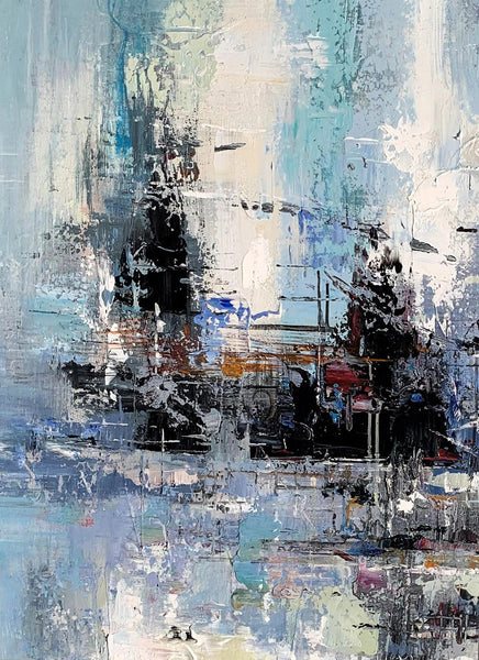 Large Paintings for Dining Room, Acrylic Painting on Canvas, Simple Abstract Art, Wall Art Paintings for Bedroom, Simple Modern Art Paintings-Grace Painting Crafts