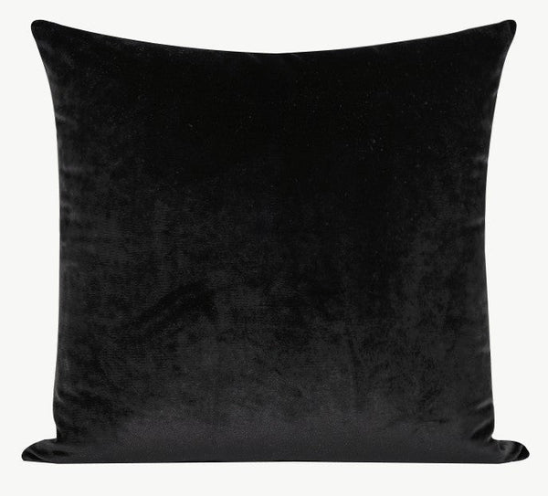 Contemporary Throw Pillow for Living Room, Modern Square Pillows, Abstract Black Throw Pillows for Couch, Simple Modern Sofa Throw Pillows-Grace Painting Crafts
