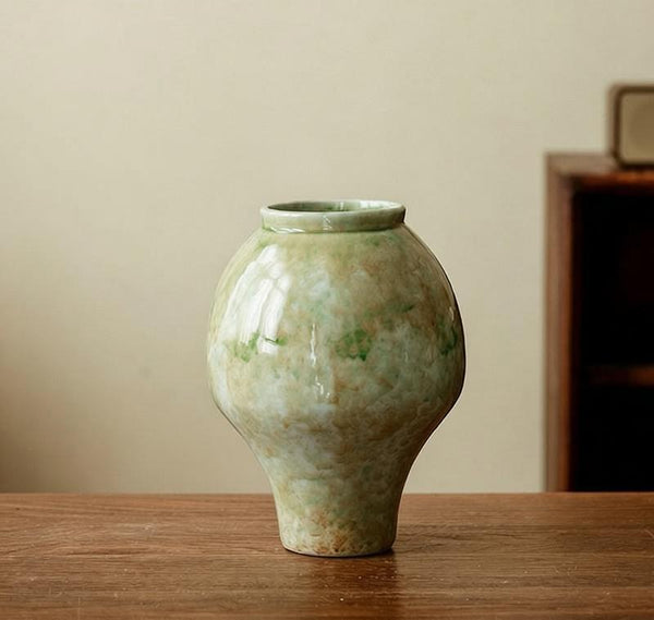 Centerpiece Ceramic Bud Vases, Porcelain Flower Vases, Flower Vases on Table, Handmade Water Holding Flower Vase-Grace Painting Crafts