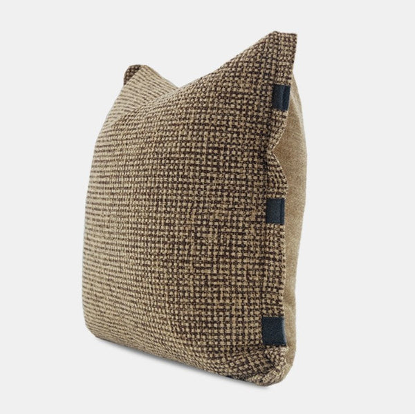 Contemporary Modern Sofa Pillow Covers, Brown Decorative Throw Pillows for Bedroom, Modern Throw Pillows for Couch, Modern Sofa Pillows for Interior Design-Grace Painting Crafts