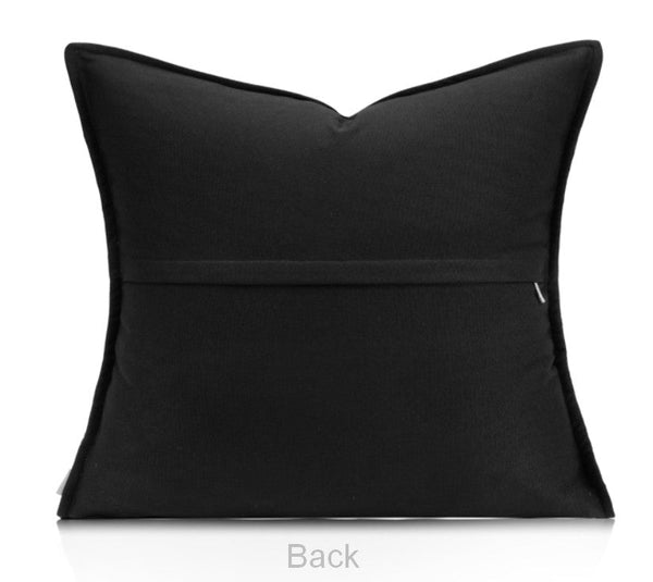 Decorative Pillows for Couch, Contemporary Throw Pillows for Living Room, Black and White Modern Sofa Pillows, Modern Square Pillows-Grace Painting Crafts