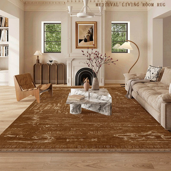 Mid Century Modern Rugs for Living Room, Geometric Contemporary Rugs, Abstract Contemporary Modern Rugs for Dining Room-Grace Painting Crafts