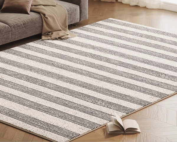 Contemporary Modern Rugs for Bedroom, Geometric Modern Rugs for Sale, Modern Rug Placement Ideas for Living Room, Abstract Rugs for Dining Room-Grace Painting Crafts