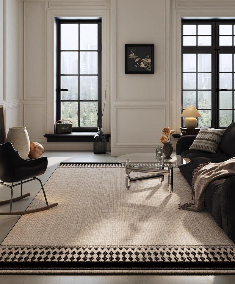 Large Modern Rugs for Living Room, Dining Room Floor Rugs, Modern Area Rugs under Sofa, Abstract Contemporary Rugs for Bedroom, Modern Carpets for Office-Grace Painting Crafts