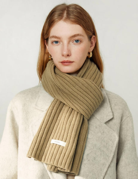 Casual Scarf for Women, Winter Wool Scarf, Unique Birthday Gift for Girl, Modern Wool Scarf for Women, Cold Weather Scarves, Soft Wool Scarf for Women-Grace Painting Crafts