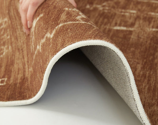 Mid Century Modern Rugs for Living Room, Geometric Contemporary Rugs, Abstract Contemporary Modern Rugs for Dining Room-Grace Painting Crafts