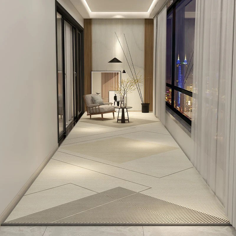 Extra Long Narrow Runner Rugs, Geometric Modern Long Hallway Runners, Long Hallway Runners, Non Slip Entryway Runner Rug Ideas, Contepmorary Runner Rugs-Grace Painting Crafts