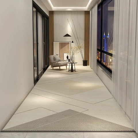 Extra Long Narrow Runner Rugs, Geometric Modern Long Hallway Runners, Long Hallway Runners, Non Slip Entryway Runner Rug Ideas, Contepmorary Runner Rugs-Grace Painting Crafts